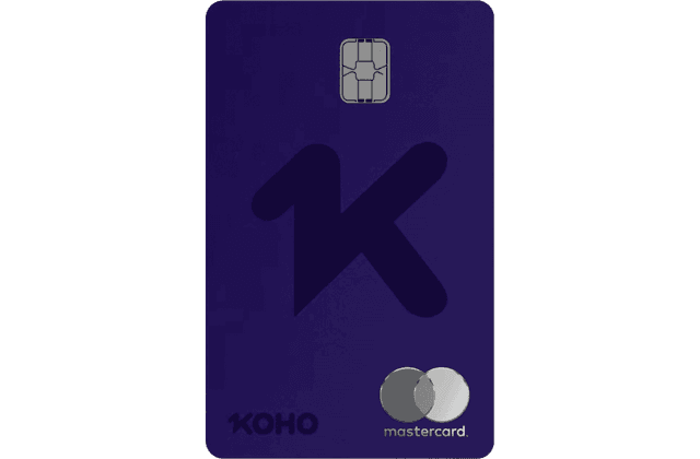 KOHO Prepaid Mastercard Everything Plan