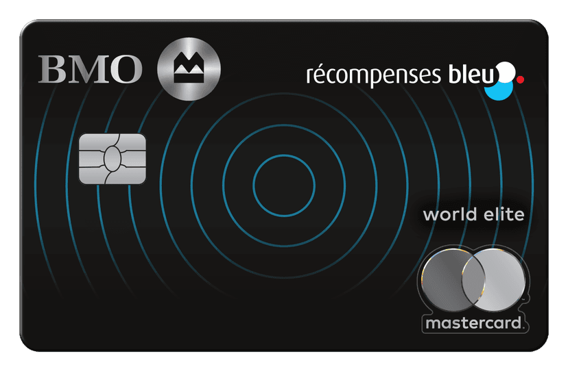 Carte Mastercard BMO Récompenses Bleu World Elite