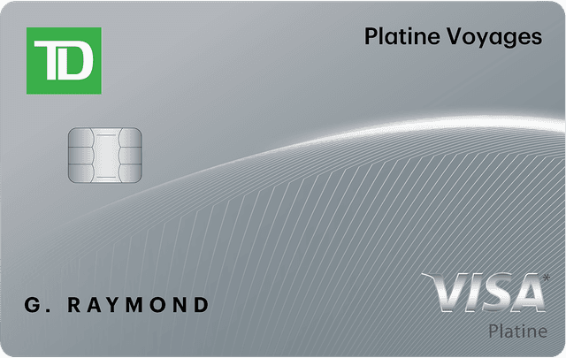 Carte Visa TD Platine Voyages