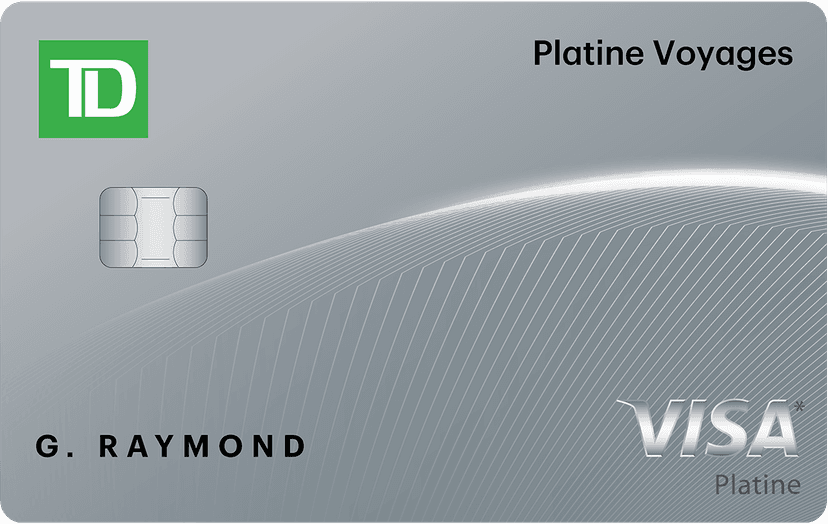 Carte Visa TD Platine Voyages