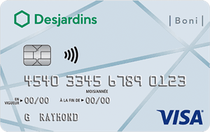 Desjardins Bonus Visa Credit Card