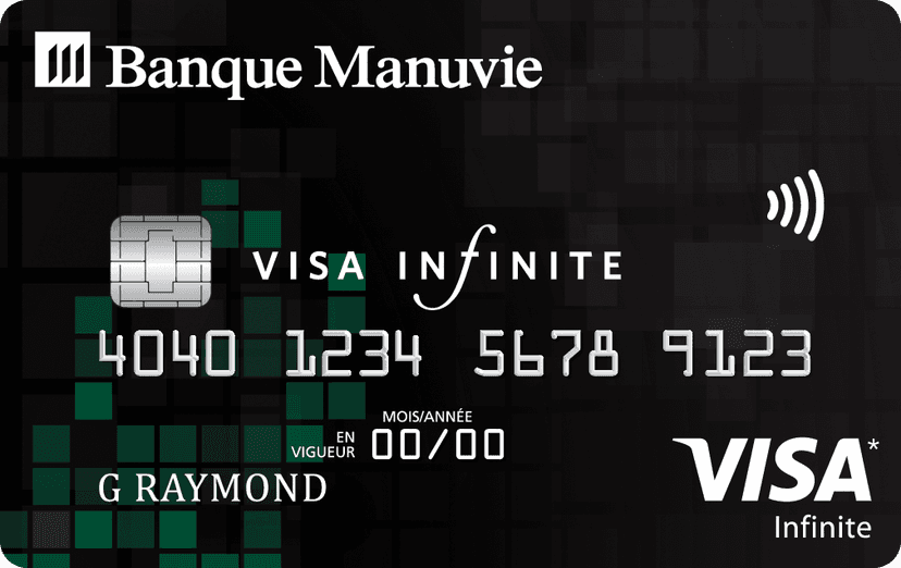 Carte Visa Infinite ManuvieCOMPTANT+MC